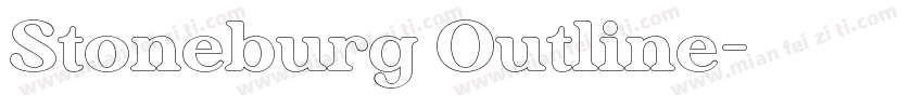 Stoneburg Outline字体转换